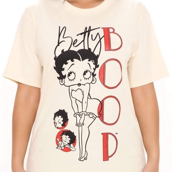 Betty Boop Meduim Vintage Style Teeshirt - Picture 1 of 7